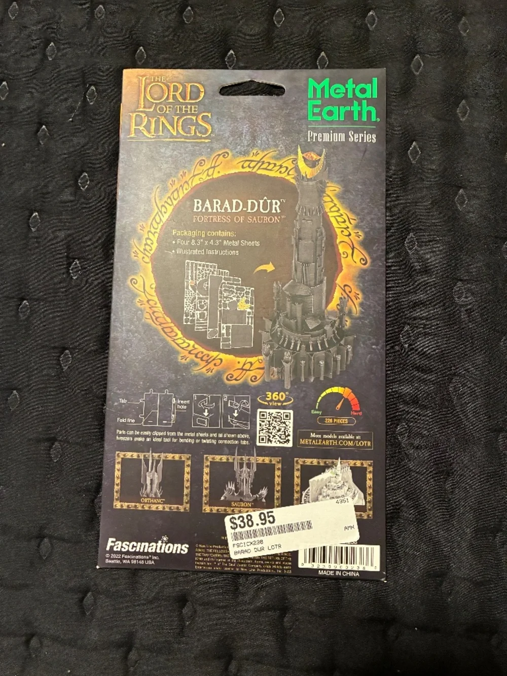 LOTR Metal Earth Building Set NIB